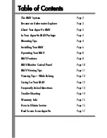 Предварительный просмотр 2 страницы Aqua-Vu MAV User Manual