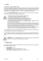 Preview for 4 page of Aqua A9020090N Use And Maintenance Manual