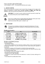 Preview for 10 page of Aqua A9020090N Use And Maintenance Manual