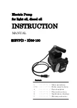 Предварительный просмотр 1 страницы Aqua EVP56-100 Instruction Manual