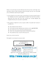 Предварительный просмотр 8 страницы Aqua EVP56-100 Instruction Manual