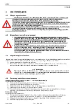 Предварительный просмотр 106 страницы Aqua HC101 costant Operating And Maintenance Instructions Manual