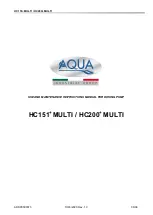 Предварительный просмотр 36 страницы Aqua HC151+ CI(J) Use And Maintenance Manual