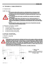 Предварительный просмотр 14 страницы Aqua HC151 Operating And Maintenance Instructions Manual