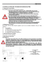 Предварительный просмотр 42 страницы Aqua HC151 Operating And Maintenance Instructions Manual