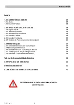 Предварительный просмотр 58 страницы Aqua HC151 Operating And Maintenance Instructions Manual