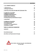 Preview for 39 page of Aqua HC797 Operating And Maintenance Instructions Manual