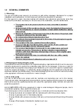 Предварительный просмотр 4 страницы Aqua HC899 Series Operating And Maintenance Instructions Manual