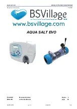 Aqua Salt Evo Instruction Manual preview