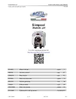 Предварительный просмотр 1 страницы Aqua Simpool pH Instruction Manual