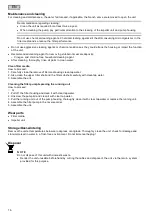 Preview for 16 page of Aqua UF 3000 Operating Instructions Manual