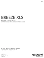 Preview for 1 page of Aquabot Aquabot BREEZE XLS Settings And Troubleshooting Manual