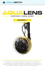 Предварительный просмотр 1 страницы Aquabotix Technology Corporation AQUALENS Series Manual