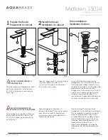 Preview for 4 page of aquabrass 00628629719440 Installation Manual