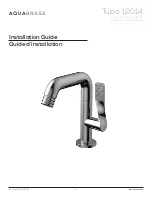 Preview for 1 page of aquabrass 00628629722174 Installation Manual