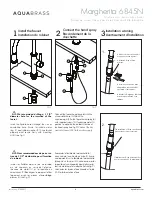 Предварительный просмотр 4 страницы aquabrass 00628629724024 Installation Manual