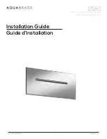 aquabrass 00628629724055 Installation Manual preview