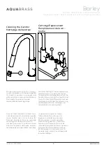 Preview for 6 page of aquabrass 00628629726110 Installation Manual