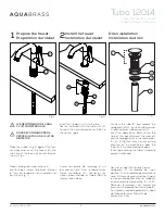 Preview for 4 page of aquabrass 062862972219 Installation Manual