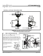 Preview for 1 page of aquabrass 1004 Installation Procedures Manual