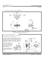 aquabrass 1010 Installation Procedures предпросмотр