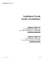 Preview for 1 page of aquabrass 12000 Installation Manual