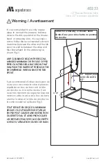 Preview for 7 page of aquabrass 40255 Installation Manual