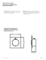 Preview for 4 page of aquabrass 90572 Series Installation & Care Manual