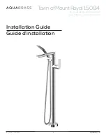 aquabrass ABFB15084PC Installation Manual preview