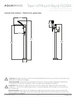 Preview for 3 page of aquabrass ABFB15084PC Installation Manual