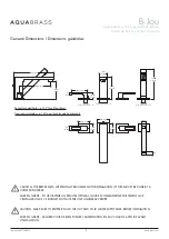 Preview for 3 page of aquabrass B-Jou 84018 Installation Manual