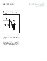 Preview for 6 page of aquabrass blade 68026 Installation Manual