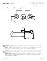 Предварительный просмотр 3 страницы aquabrass Blade 68029 Installation Manual