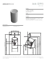 aquabrass blok 51990 Quick Start Manual предпросмотр