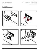 Preview for 4 page of aquabrass Chicane 19N29 Installation Manual