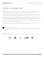 Preview for 9 page of aquabrass Chicane 19N29 Installation Manual