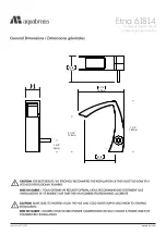 Предварительный просмотр 3 страницы aquabrass Etna 61814 Installation Manual