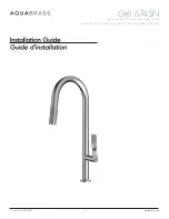 Preview for 1 page of aquabrass Grill 6745N Installation Manual