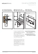 Предварительный просмотр 4 страницы aquabrass loveme 32029 Installation Manual