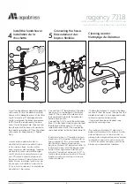 Preview for 5 page of aquabrass regency 7318 Installation Manual