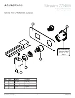 Предварительный просмотр 2 страницы aquabrass Streem 77N29 Installation Manual