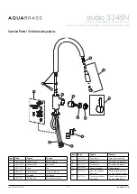 Preview for 2 page of aquabrass studio 3345N Installation Manual