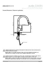 Preview for 3 page of aquabrass studio 3345N Installation Manual