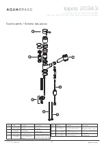 Preview for 2 page of aquabrass Tapas 20343 Installation Manual