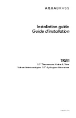 aquabrass TREVI N1004 Installation Manual предпросмотр