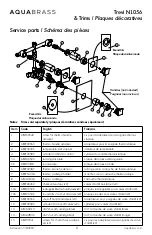 Предварительный просмотр 5 страницы aquabrass TREVI N1004 Installation Manual