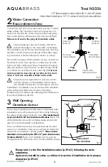 Предварительный просмотр 8 страницы aquabrass TREVI N1004 Installation Manual