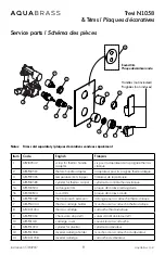 Предварительный просмотр 9 страницы aquabrass TREVI N1004 Installation Manual