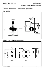 Предварительный просмотр 18 страницы aquabrass TREVI N1004 Installation Manual