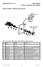 Предварительный просмотр 21 страницы aquabrass TREVI N1004 Installation Manual